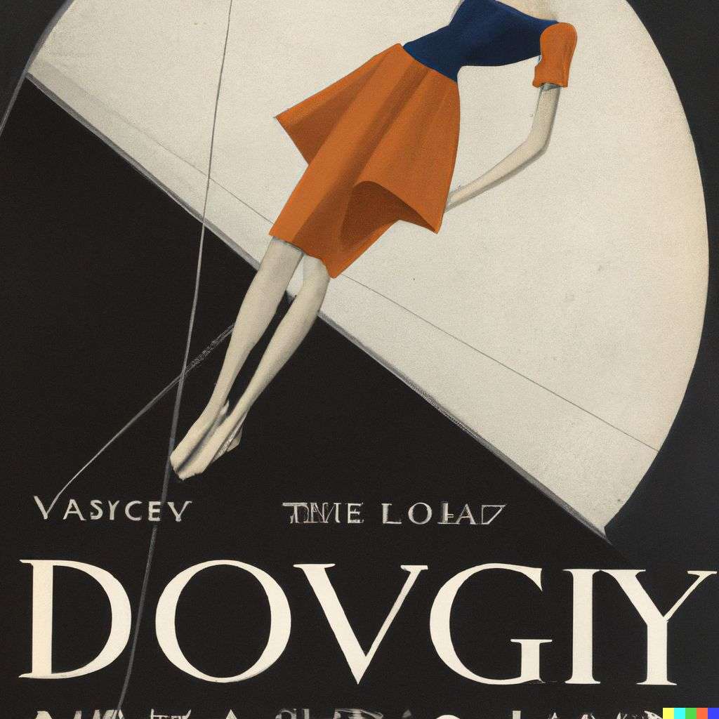 the discovery of gravity, front cover of Vogue, 1930